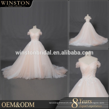 Guangzhou Factory Real Sample neuesten Alibaba Frau lange elegante Brautkleider